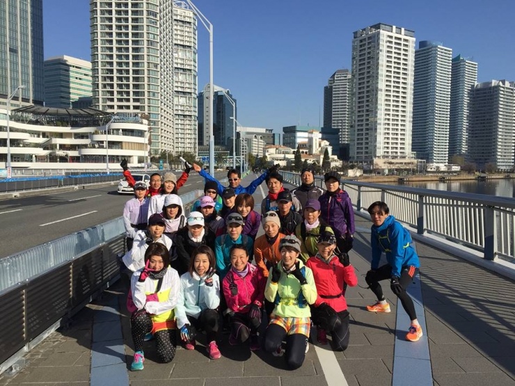 横浜マラソンの試走会