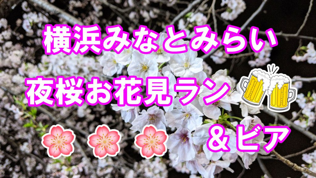 夜桜お花見ラン&ビア