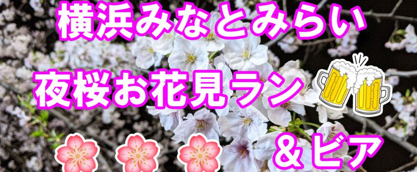 夜桜お花見ラン&ビア